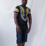 Dashiki Short Sleeve Kapo African Ethnic T-Shirt