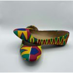 African Print Flat shoes- Kente
