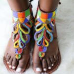 Emma African Maasai beaded sandals