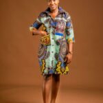 Eden African Print Shirt Dress
