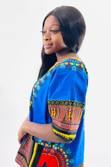 AFRICAN PRINT/DASHIKI TOP. - Image 4