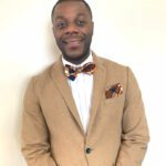 Freddie African Print Bow pre-tied Tie & Pocket Square Set