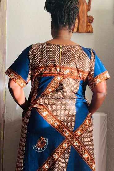 Daniele African/Ankara print dress - Image 4