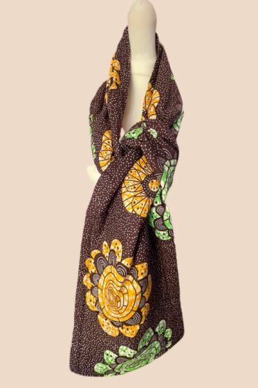Ankara/African Print Unisex Neck Winter Scarf - Image 4
