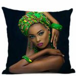 AFRICAN WOMEN SOFA CUSHION COVER- MANSA