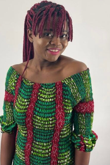 ALYA AFRICAN PRINT SMOCKED DRESS - Image 8