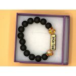 AFRICAN GLASS BEADS GIFT BRACELET-Believe