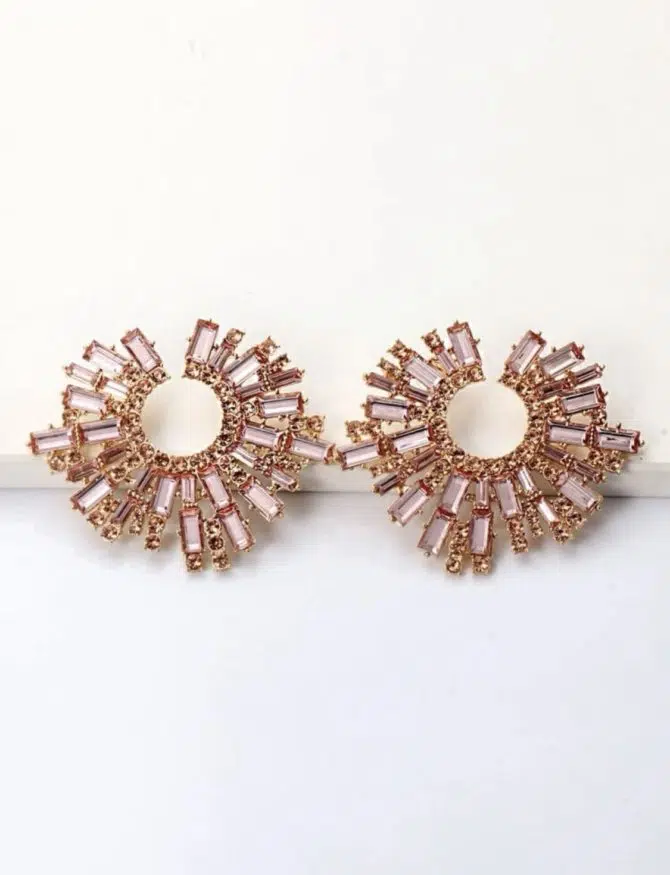 Clear Rhinestone stud earrings