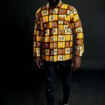 African Ankara Print Foster Men's Long-Sleeved Shirt