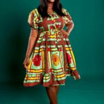 Gifty Ankara Maxi African Print Dress - Authentic African Clothing store- Fabafrik