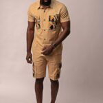 African Ankara print Cargo Shorts