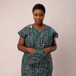 African Ankara Bibi Dress