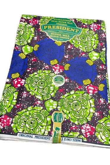 Ankara African Green Wax Print - Image 3