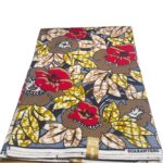 Ankara African Floral Print Wax Print