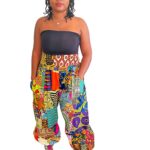 Ankara Print Patchwork Trousers