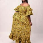 Fati African Ankara Print Maxi Dress