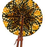 African Ankara Gettie Hand Fan