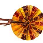African Ankara Print Traditional Pattern Fan