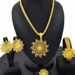 Bev Gold Plated Necklace Set